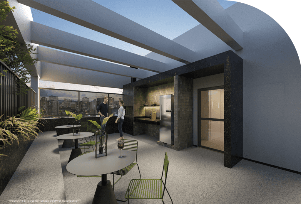 Go Balkon Campo Belo 8 Residenciais Go Balcon sala gourmet min